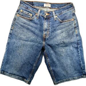 Levi's Signature 5 Pocket Stretch Denim Shorts 28 Waist. Unisex. Blue...........